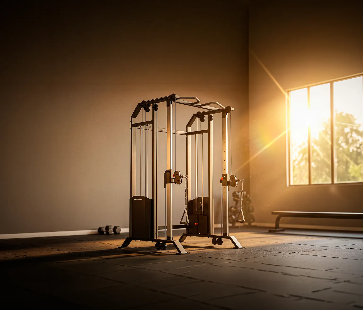 Equipamento Movement em ambiente iluminado pela luz natural